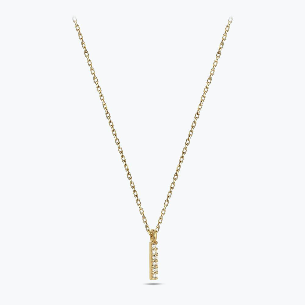 Buchstabe I Goldkette
