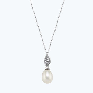 Pearl Drop Gold Necklace