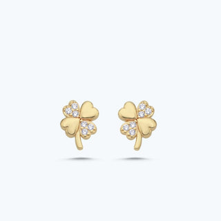 Clover Gold Earrings