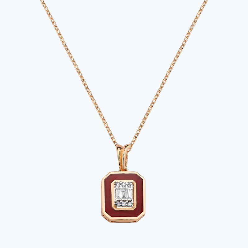 Diamantkette Baguette 
