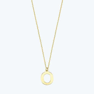 Collier Or Lettre O
