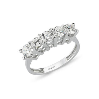 Five Stone Gold Ring