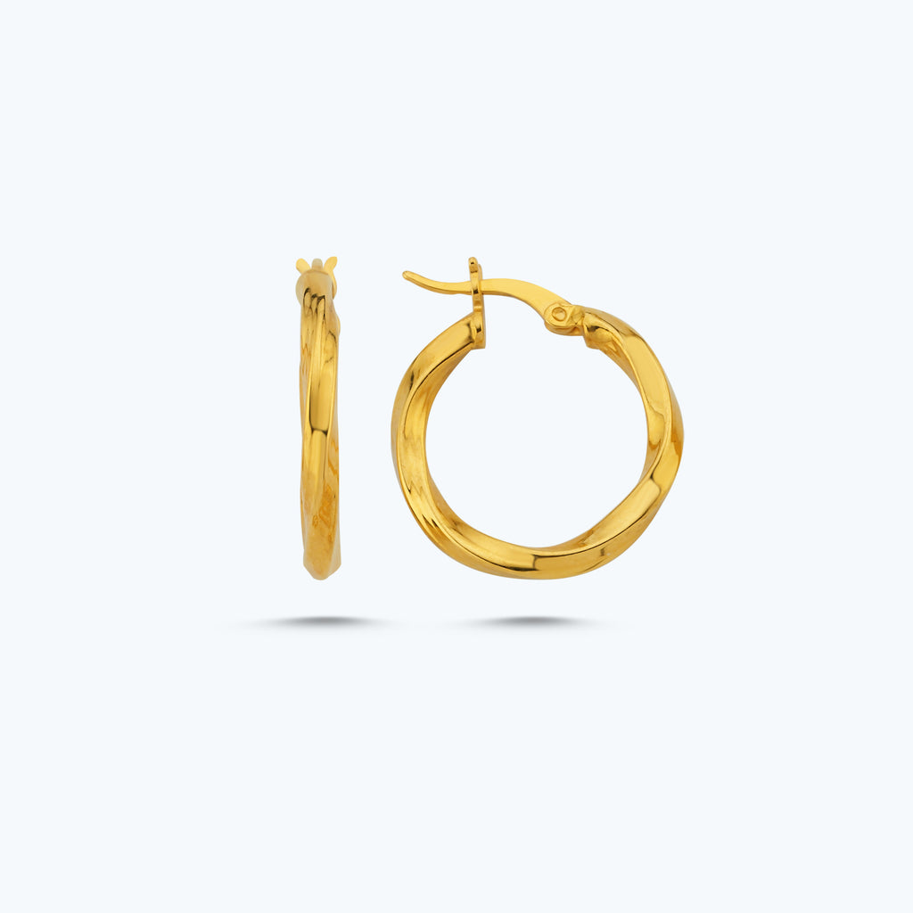 22Ct Hoop Gold Earrings