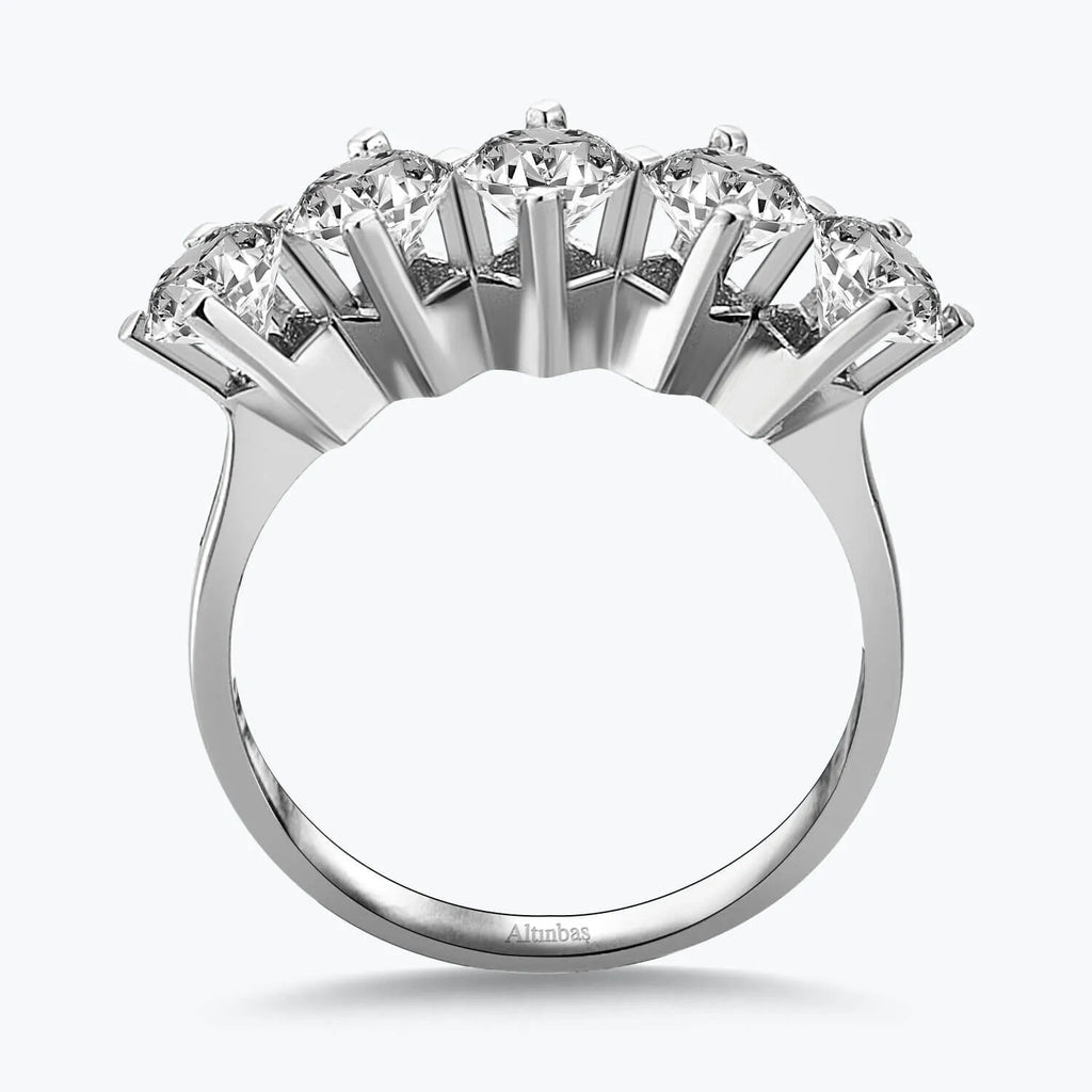 Five Stone Gold Ring