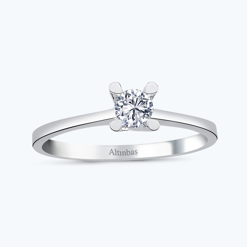 Bague Or Solitaire