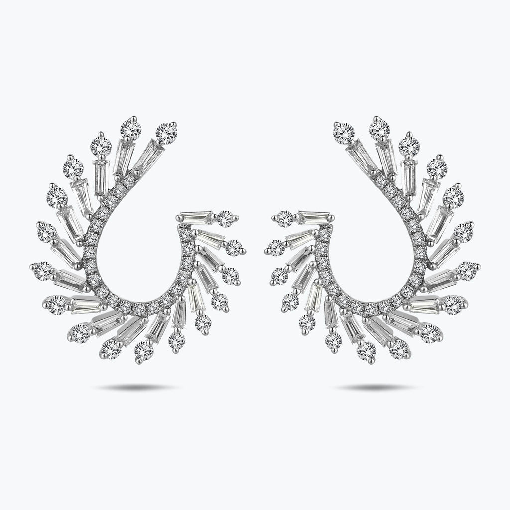 Baguette Diamond Earrings
