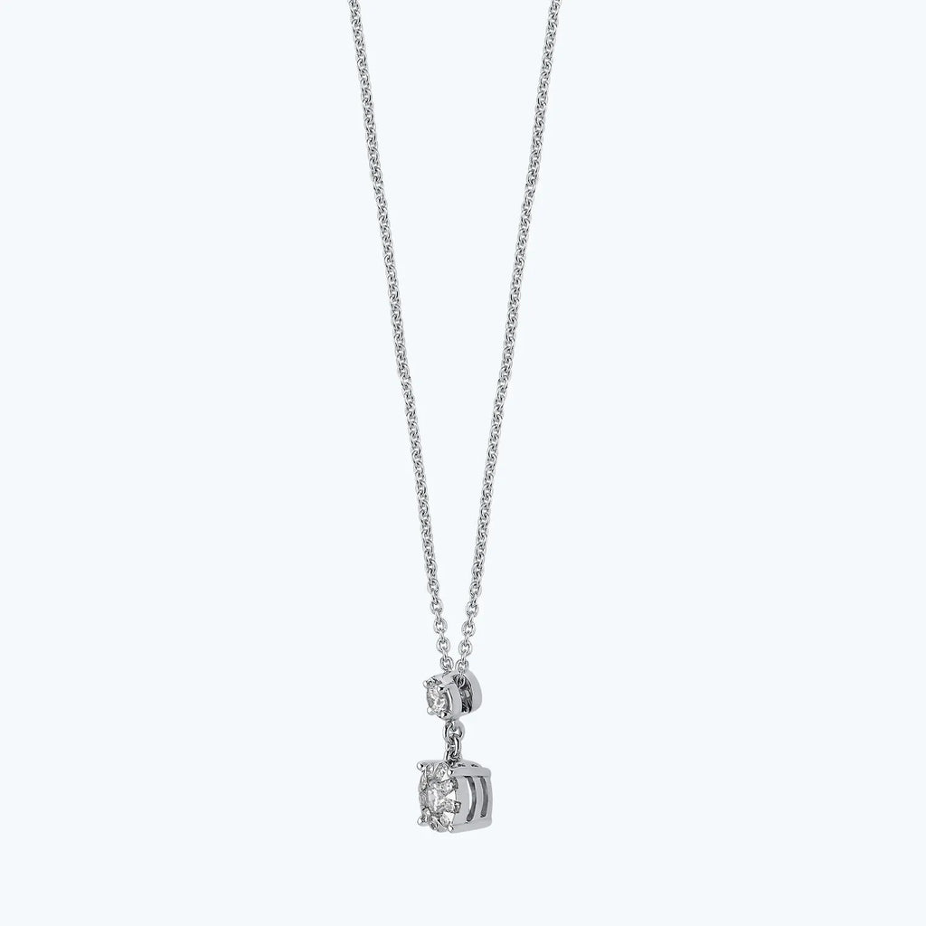 Bouquet Solitaire Diamond Necklace